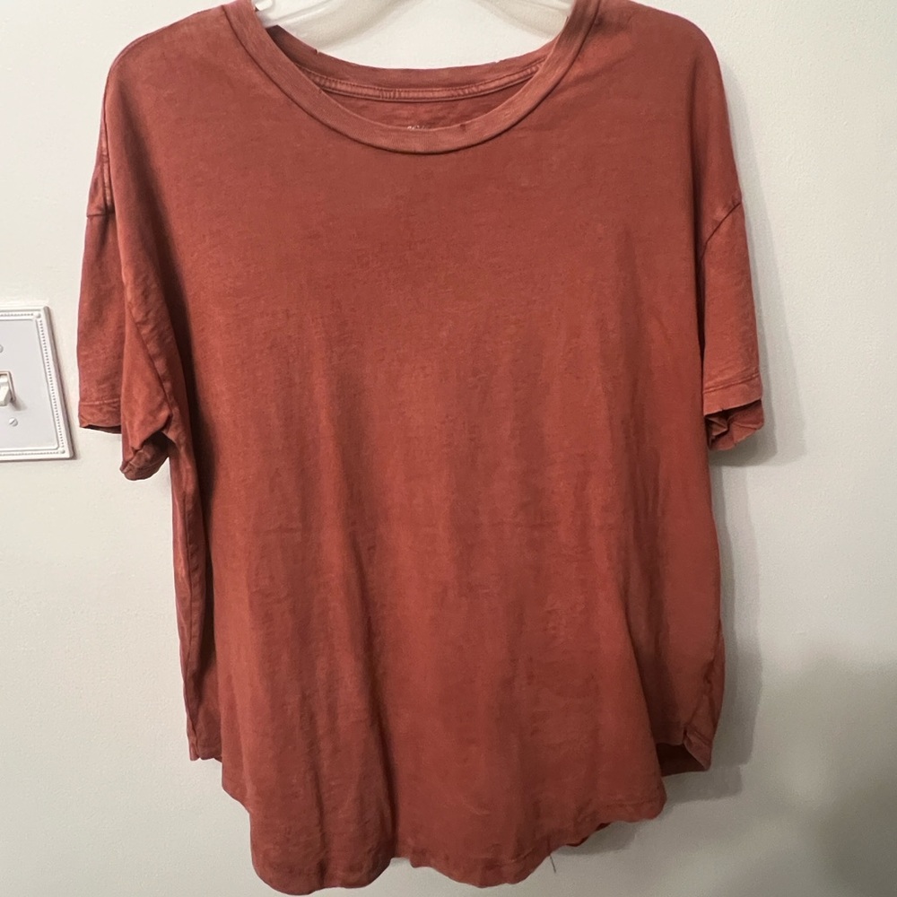 Distressed Aerie oversized T Shirt